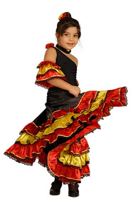 İspanyol Kız Kostümü